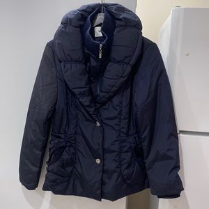 Puff Collar Coat For Women